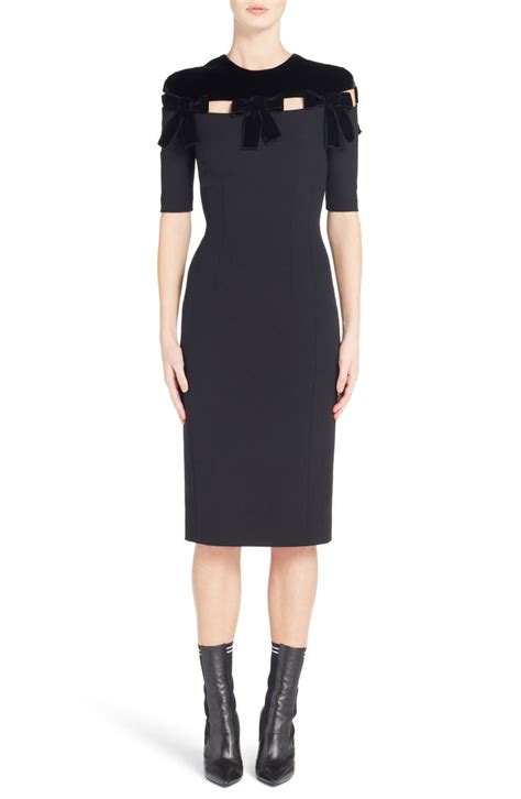 fendi velvet dress